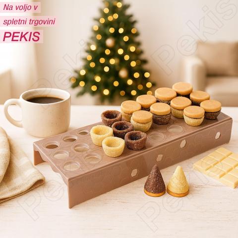 Stojalo za čebelje panje, osja gnezda, polžje hiške, slaščičarske kape...