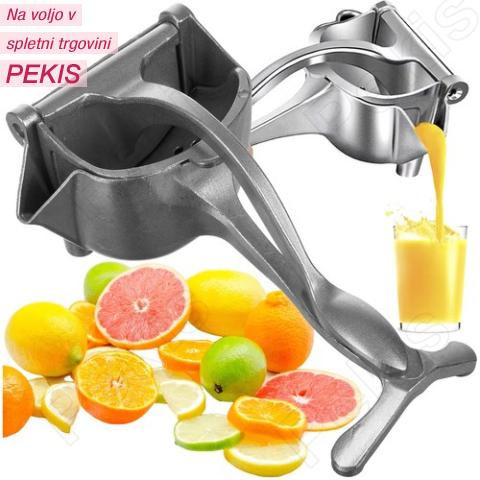 Ročni sokovnik za sadje in citruse – kovinski ožemalnik iz aluminija Ročni sokovnik za sadje in citruse – kovinski ožemalnik iz aluminija