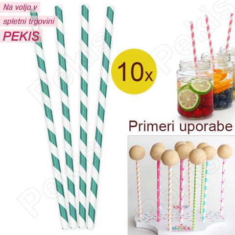 Palčke za Cake Pops ali slamce 10 kom št.9 Palčke za Cake Pops ali slamce 10 kom št.9
