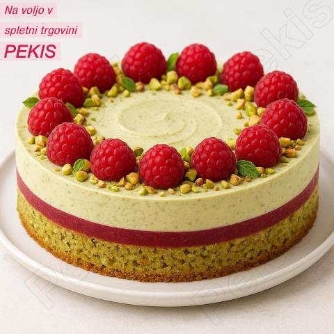 Torta pistacija – malina: prefinjena sladica za posebne priložnosti