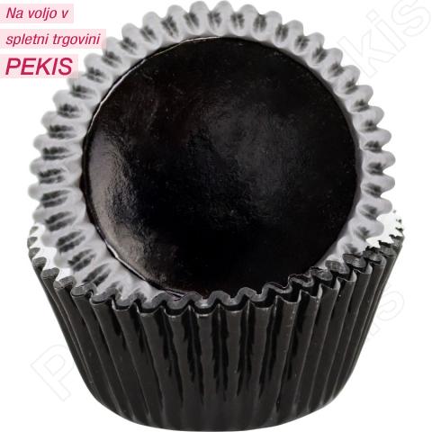 Metalik ČRNI papirčki, 30 kom Metalik ČRNI papirčki, 30 kom