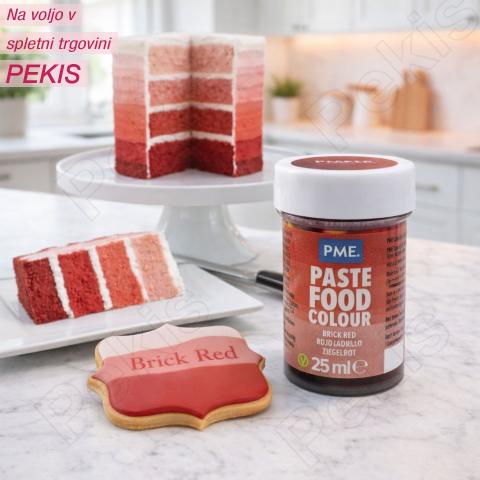 PME jedilna pasta (Brick red) OPEČNATO RDEČA