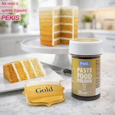 PME jedilna pasta (Gold) ZLATO RUMENA