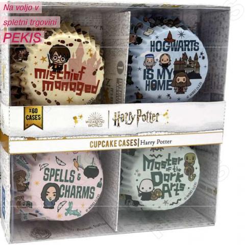 Papirčki za muffine čarovniški svet Harryja Potterja (60 kom) Harry Potter