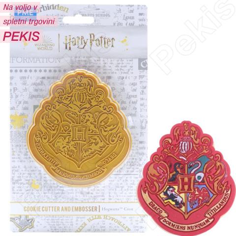 Modelček Harry Potter (Hogwarts Crest, grb Bradavičarke) za izrez in odtis vzorca, 2 delni