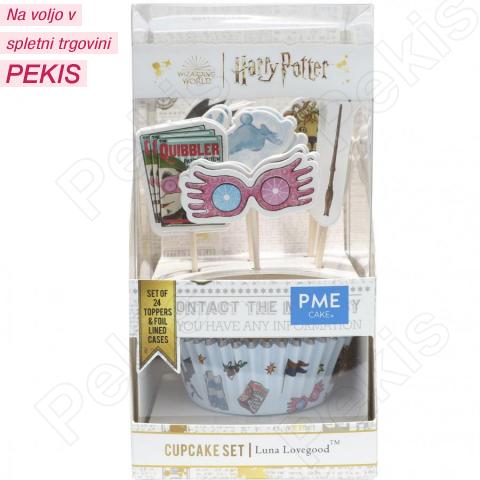 Luna Lovegood (24 kompletov) posodice za muffine in topperji na palčki Luna Lovegood (24 kompletov) posodice za muffine in topperji na palčki