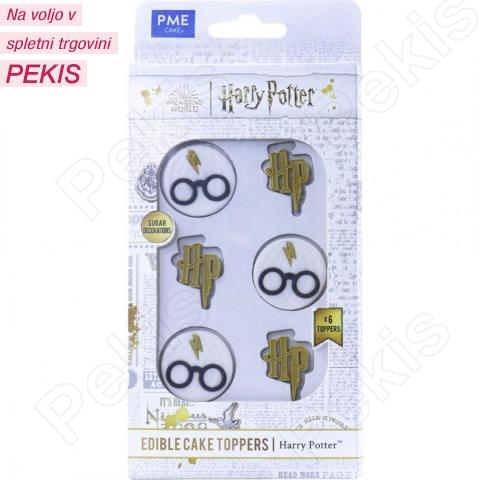 Sladkorne dekoracije Harry Potter, Logo in očala