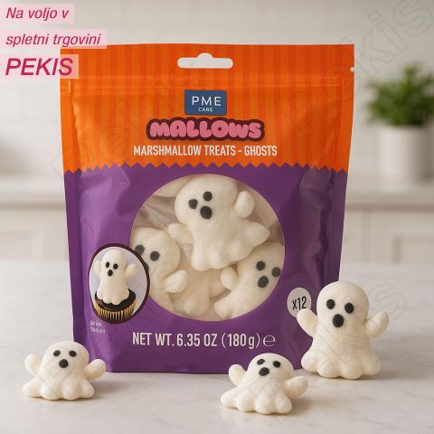  Marshmallows DUHCI za noč čarovnic, 12 kosov