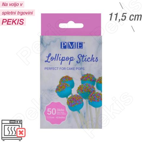 PME palčke za CakePops ali lizike (11,5cm) 50 kom
