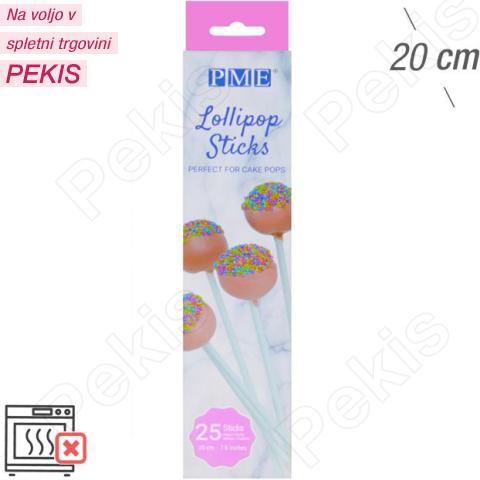 PME palčke za CakePops ali lizike (20cm) 25 kom