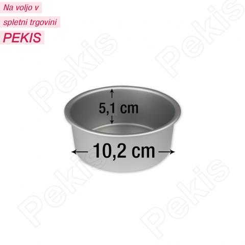 PME okrogel pekač za torte 10,2 cm, višina 5,1 cm PME okrogel pekač za torte 10,2 cm, višina 5,1 cm