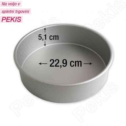 PME okrogel pekač za torte 22,9 cm, višina 5,1 cm