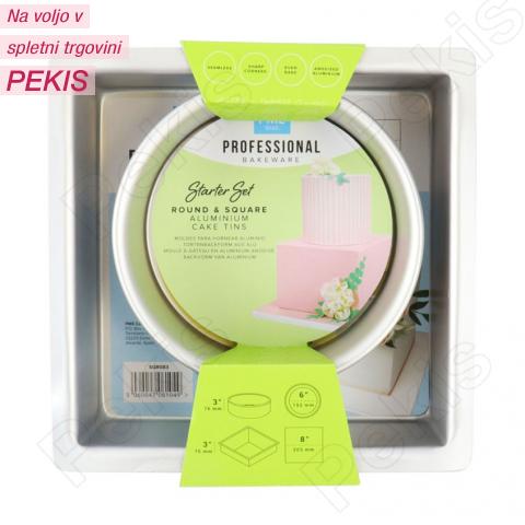 Komplet pekačev za začetnike (višina 7,6 cm) 2 delni Komplet pekačev za začetnike (višina 7,6 cm) 2 delni