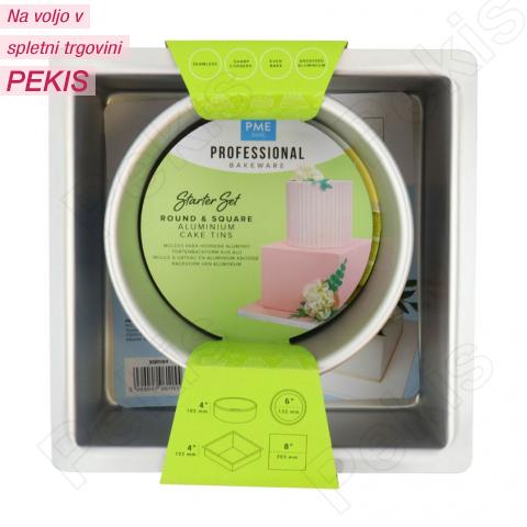Komplet pekačev za začetnike (višina 10 cm) 2 delni Komplet pekačev za začetnike (višina 10 cm) 2 delni