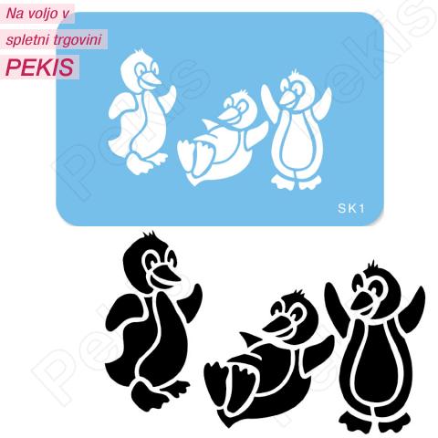 Šablona Pingvini