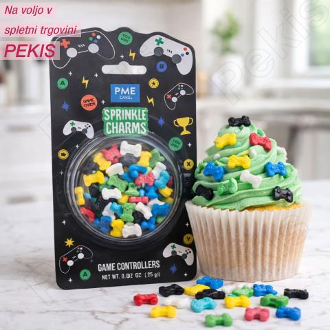 Posip računalniške igrice (PME 25g) za okraševanje sladic