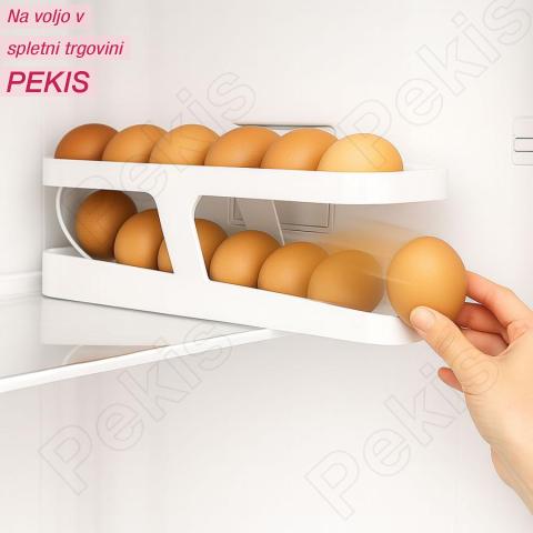 Samodejni podajalnik jajc – praktična rešitev za urejen hladilnik
