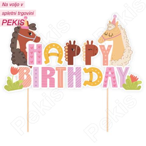 Topper za torto KONJI Topper za torto KONJI