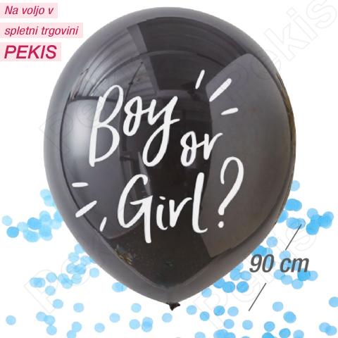 Boy or Girl (balon + konfeti) 90 cm, MODER