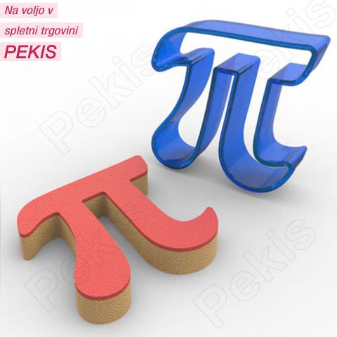 Modelček (6cm, moder) Matematična konstanta (pi)