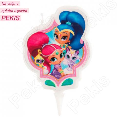 Svečka za torto Shimmer in Shine 2