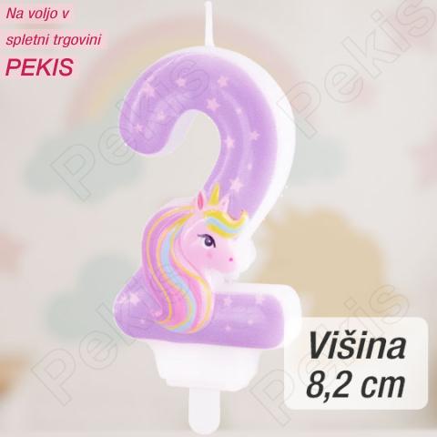 Svečka številka (2) Unicorn