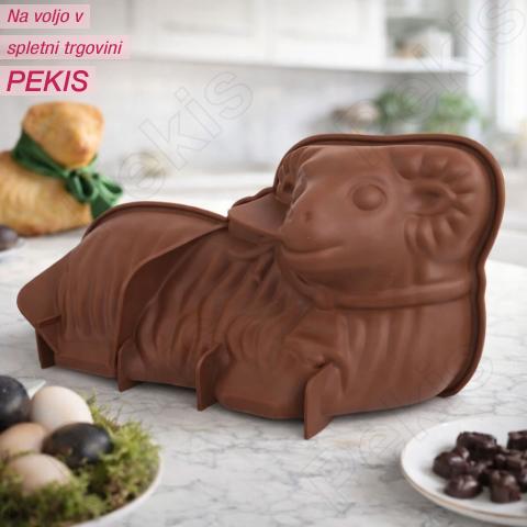 Silikonski model za jagnje 31×17 cm z natančnimi detajli