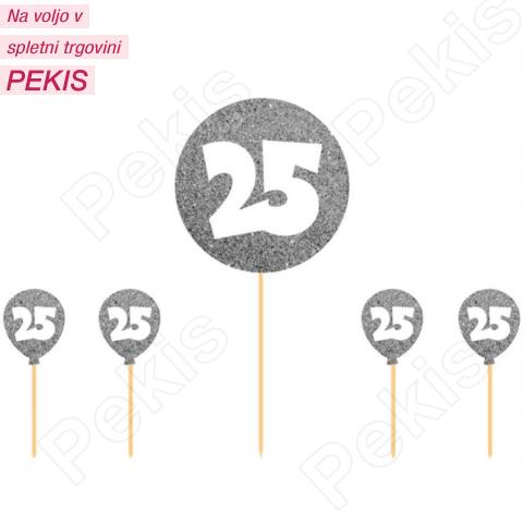Topper za torto 25 let Topper za torto 25 let