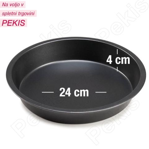 Višji pekač (28 × 4 cm) za pripravo vseh vrst peciva, pit, tort in slanih jedi Višji pekač (28 × 4 cm) za pripravo vseh vrst peciva, pit, tort in slanih jedi