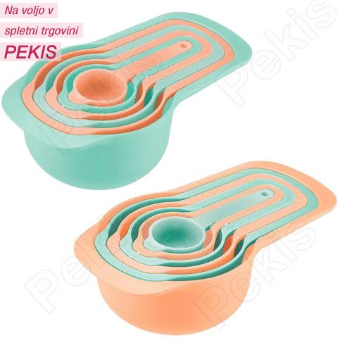 Pastelne merilne skodelice, 6 delne Pastelne merilne skodelice, 6 delne
