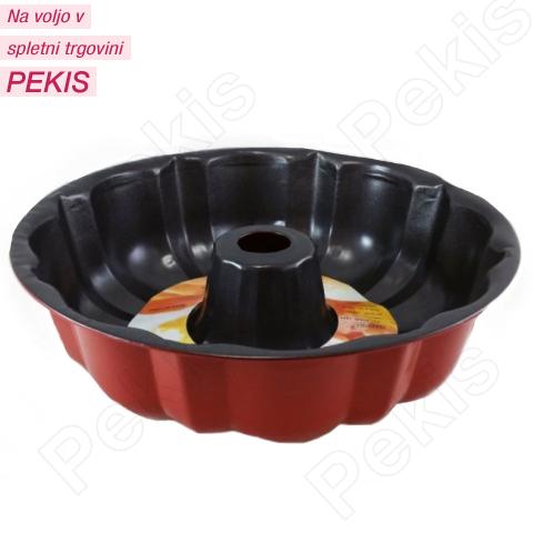 Pekač za potico in šarkelj 270x80 mm – klasičen model za popolno peko domačih slaščic Pekač za potico in šarkelj 270x80 mm – klasičen model za popolno peko domačih slaščic