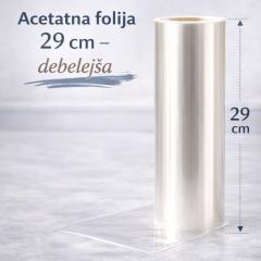 Acetatna folija (višina 29 cm) debelejša