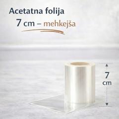 Acetatna folija (višina 7 cm) mehkejša