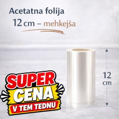 Acetatna folija (višina 12 cm) mehkejša ***-25,3%***