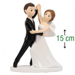 Poročni par (plesalca) 15 cm