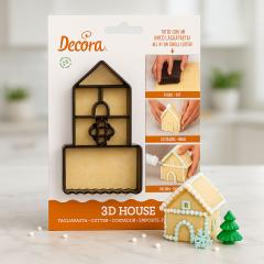 Modelček 3D mini medena hiška, Decora Modelček 3D mini medena hiška, Decora