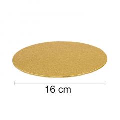 Podstavek 16cm, debelina 3mm – Zlat