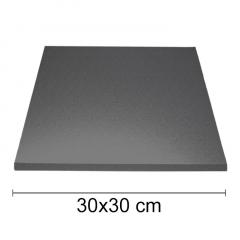Podstavek 30x30cm, debelina 10mm – Črn