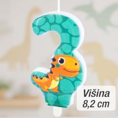 Svečka številka (3) Dinozaver