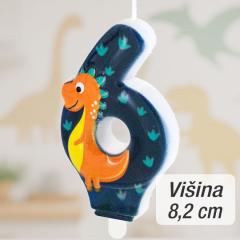 Svečka številka (6) Dinozaver