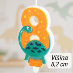 Svečka številka (8) Dinozaver