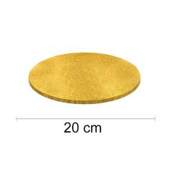 Podstavek 20cm, debelina 10mm – Zlat