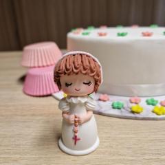 Sladkorna figurica deklica (št.3) za obhajilo