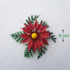 Koničasta božična zvezda za dekoracijo sladic (6 cm)