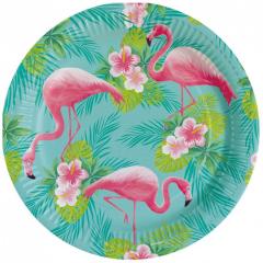 Papirnati krožniki Flamingo 23 cm