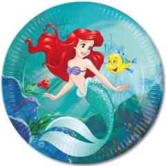 Papirnati krožniki Ariela, mala morska deklica