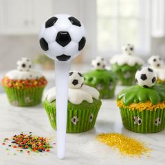 Dekoracija za sladice (1 kom) 3D nogometna žoga ***-50%***