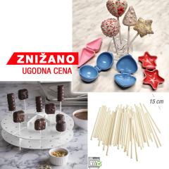 Modelčki (4 delni) stojalo in palčke za popolne CakePops ***-30%***