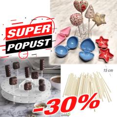 Modelčki (4 delni) + stojalo + palčke za popolne CakePops ***-30%***