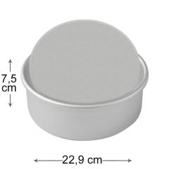 PME okrogel pekač z odstranljivim dnom Ø 22,9 x 7,5 cm, aluminij